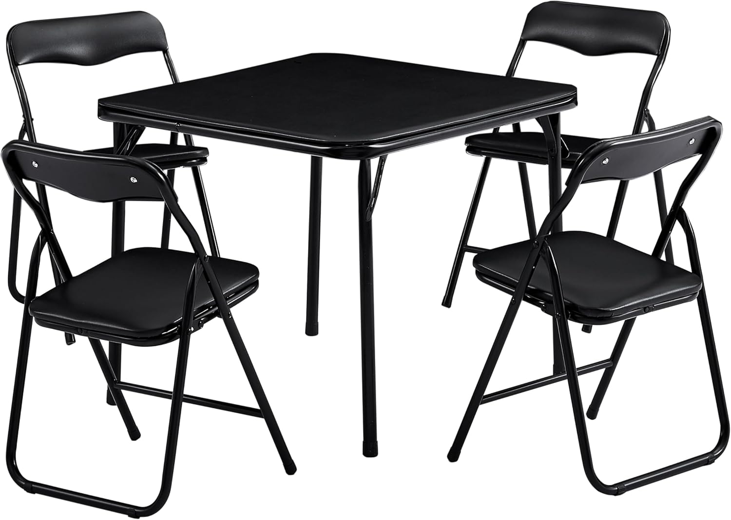 VECELO Kids Folding Activity Table and Chairs 5 Pcs Set/3 Pcs Sets, Portable