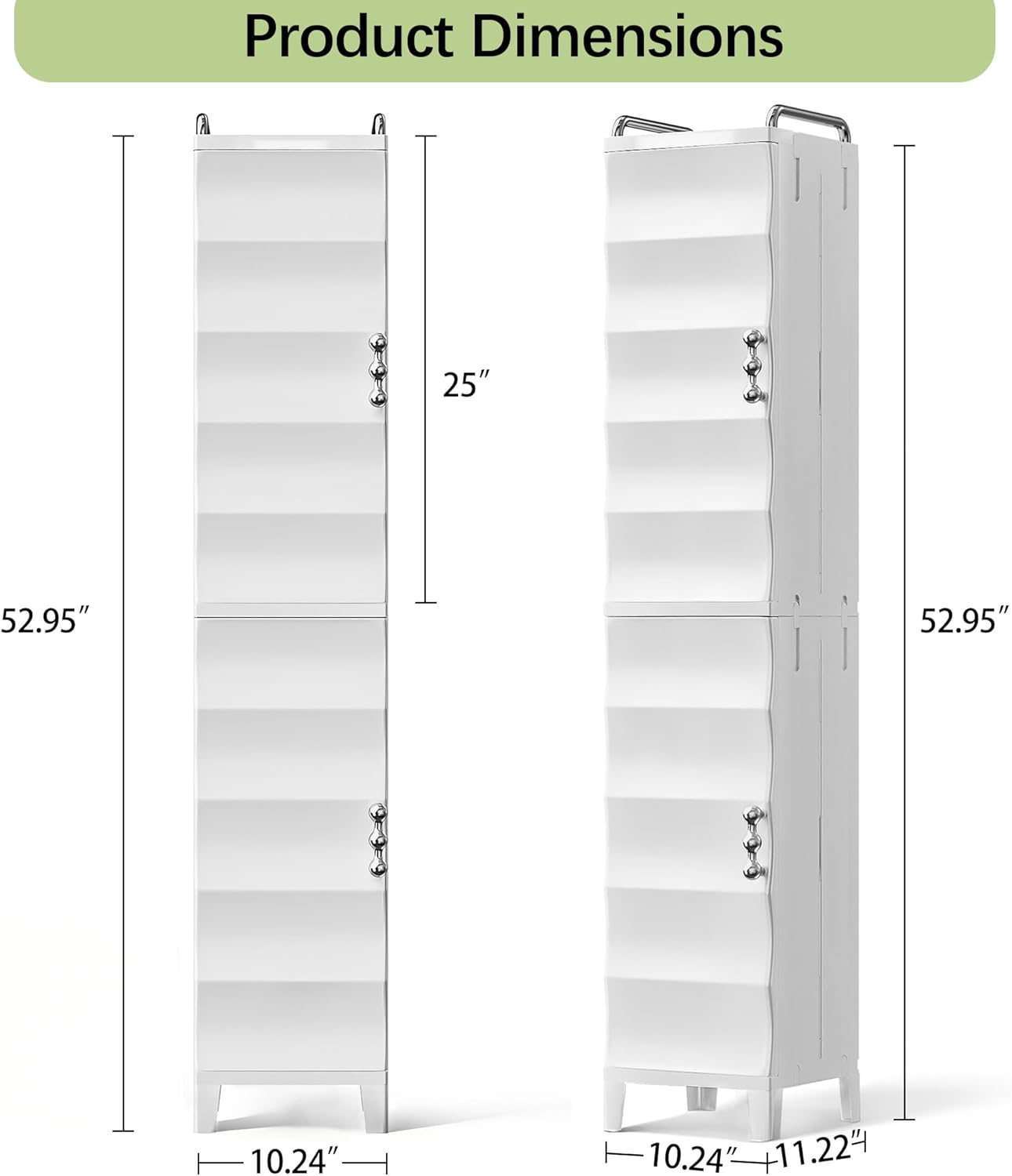 VECELO Narrow Storage Cabinet