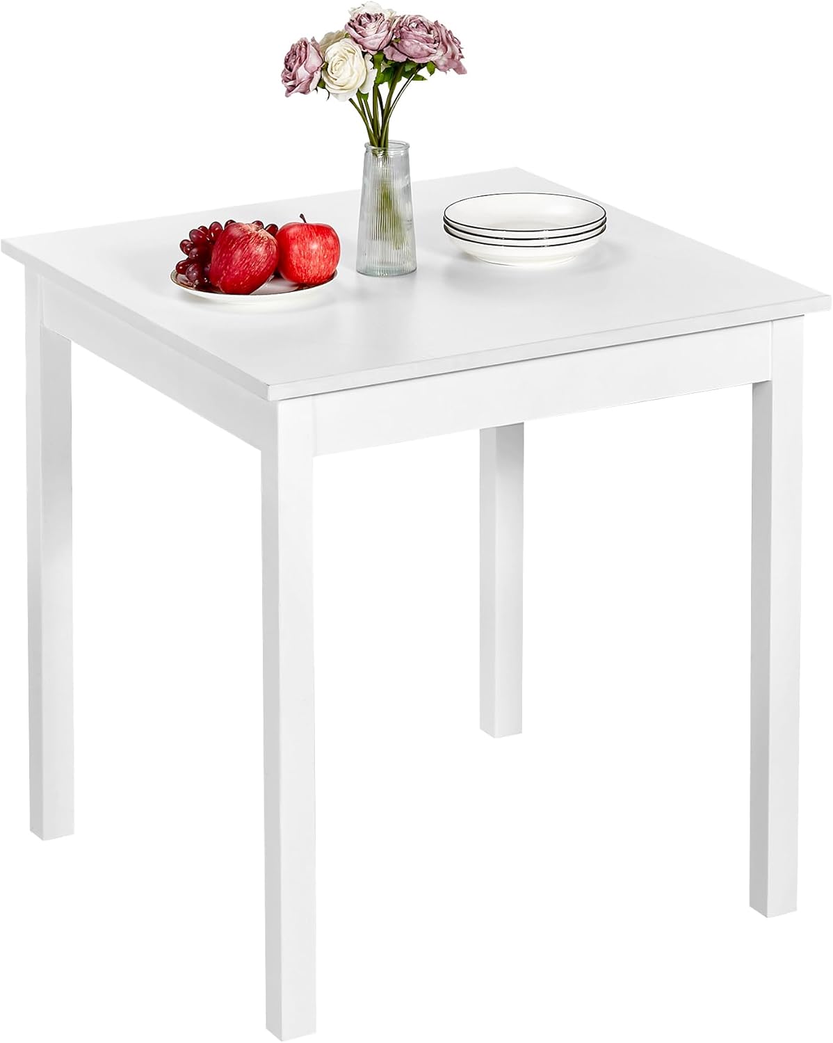 VECELO Square Dining Table for 2-4 People