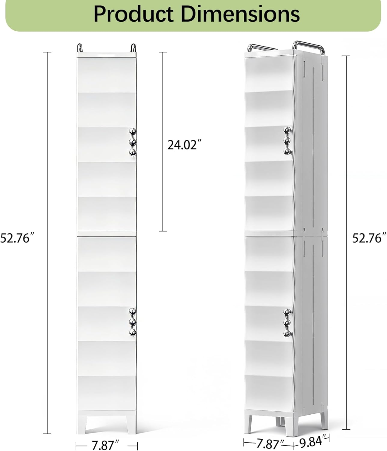 VECELO Narrow Storage Cabinet