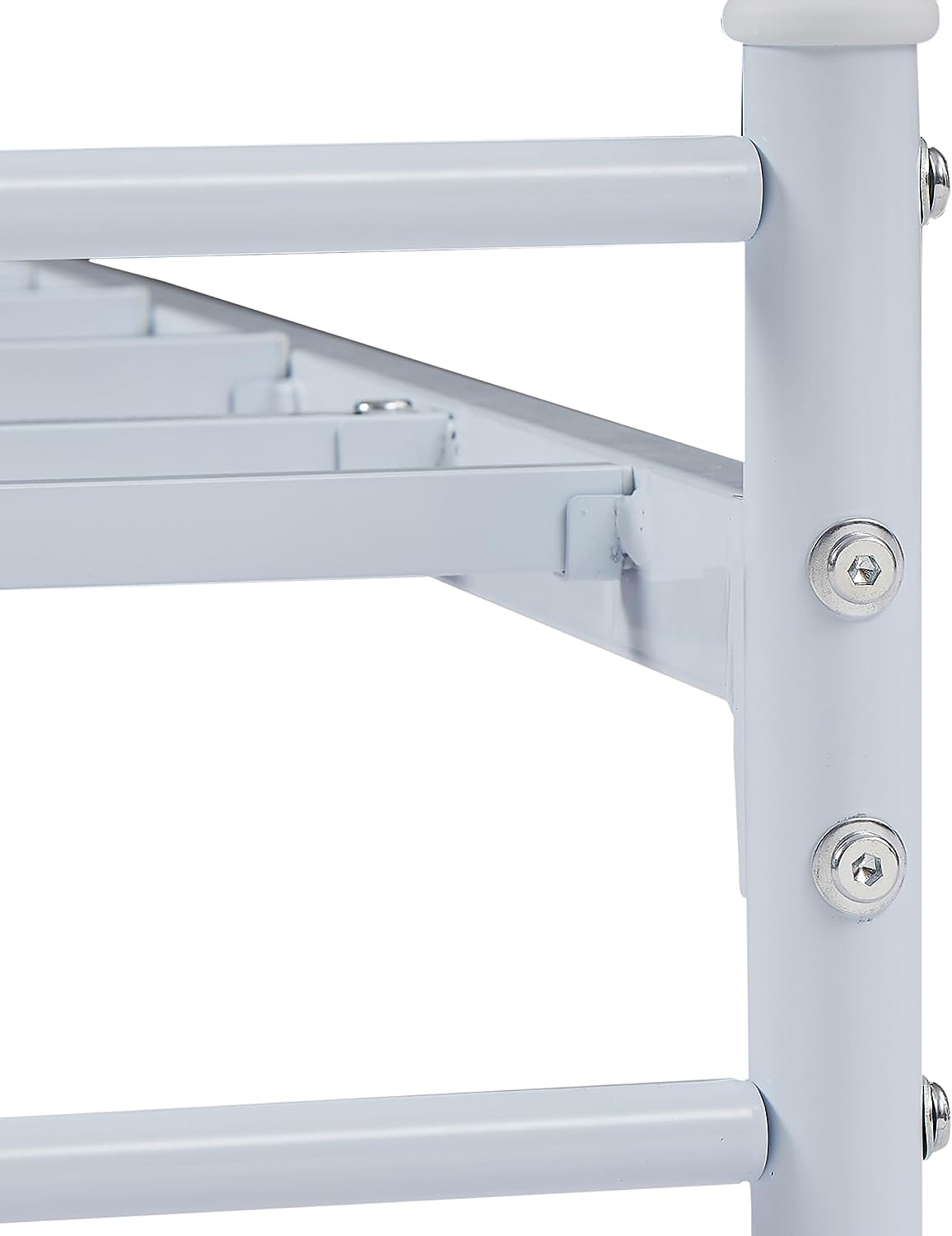 VECELO Modern Metal Bed Frame Mattress Foundation with curve headboard and Footboard