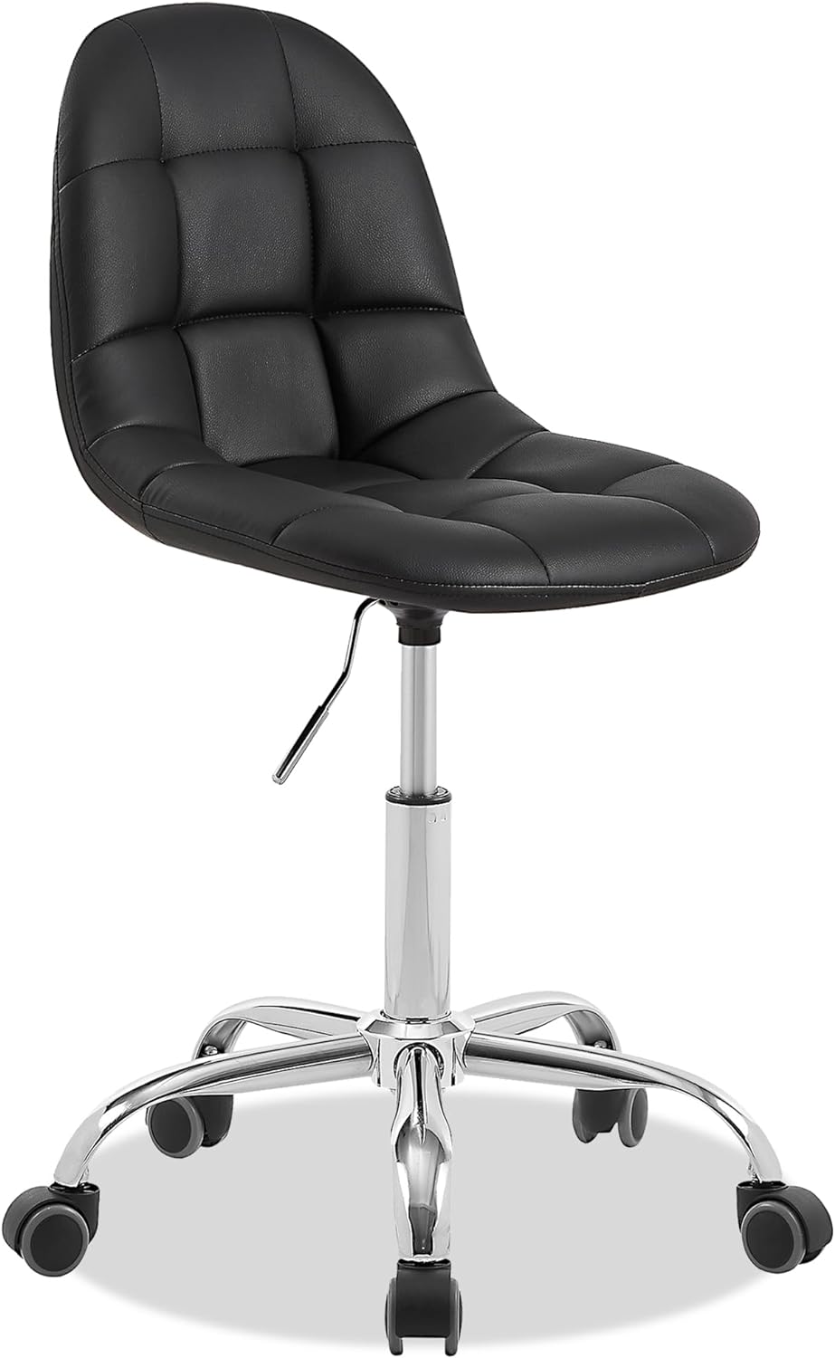 VECELO Modern Armless Home Office Desk Chair