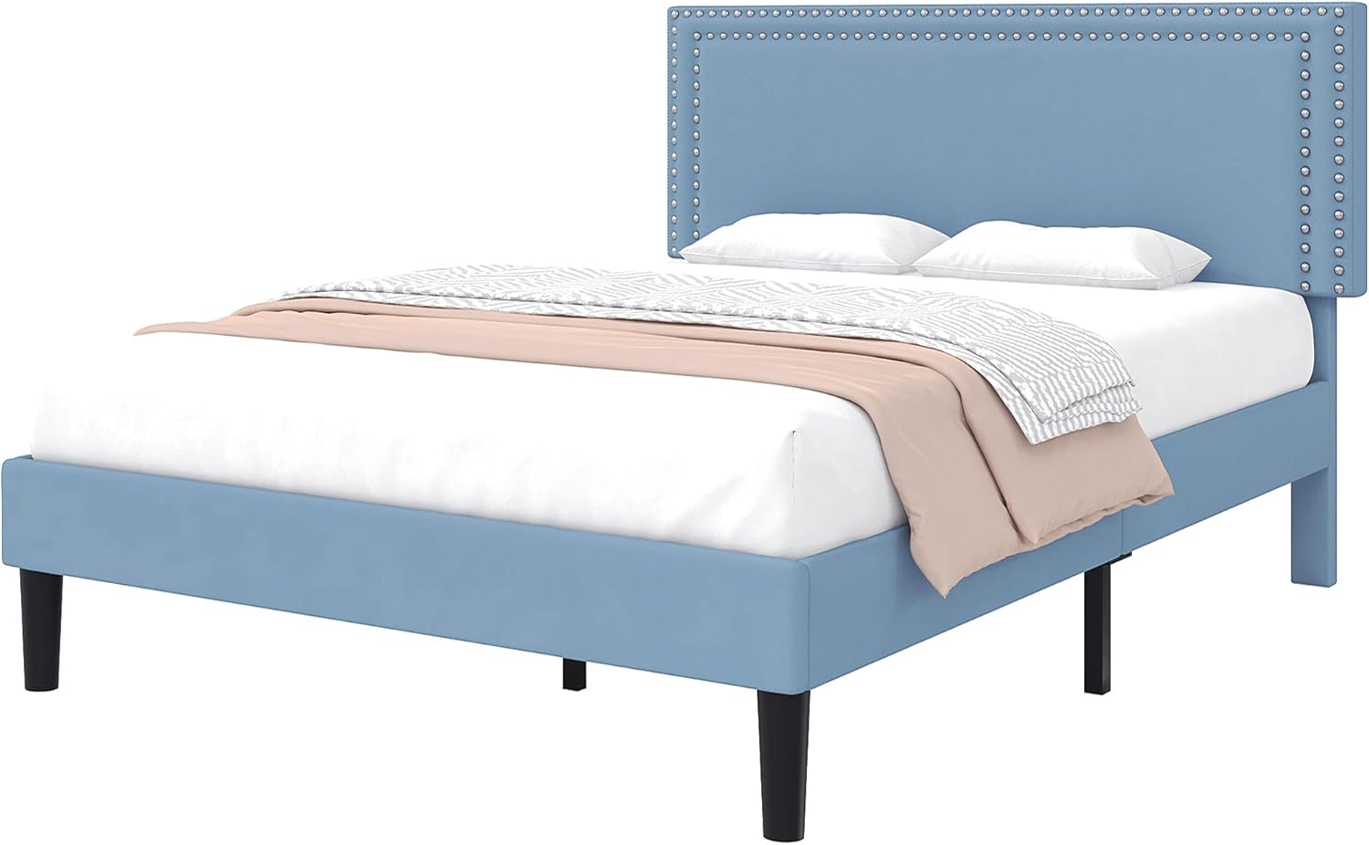VECELO Modern Platform Bed Frame/Mattress Foundation