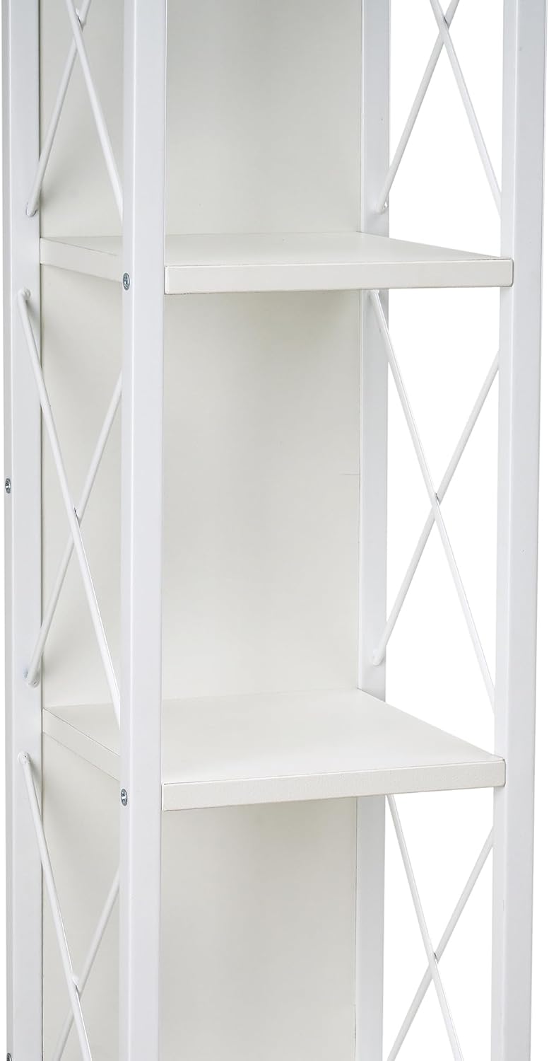 VECELO Tall Bathroom Cabinet with Adjustable Shelves