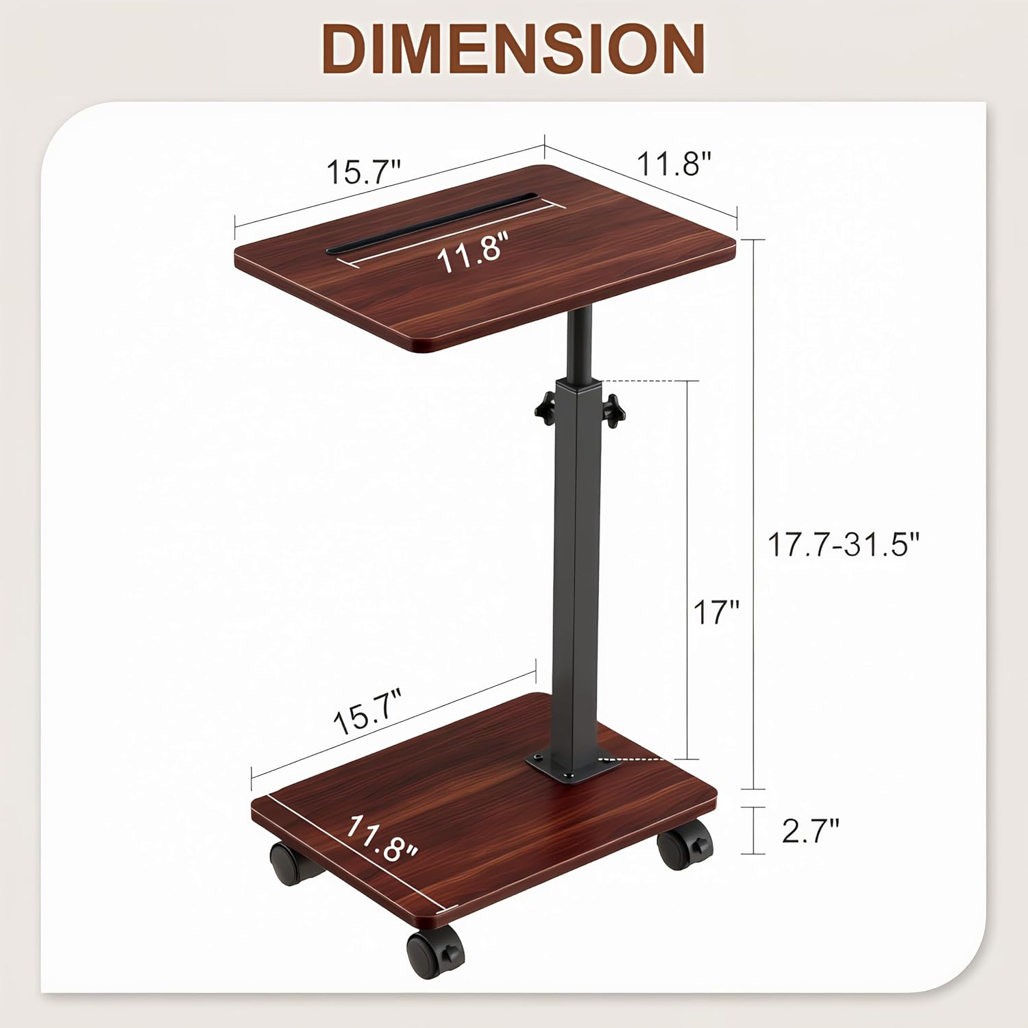 VECELO TV Tray Table for Couch