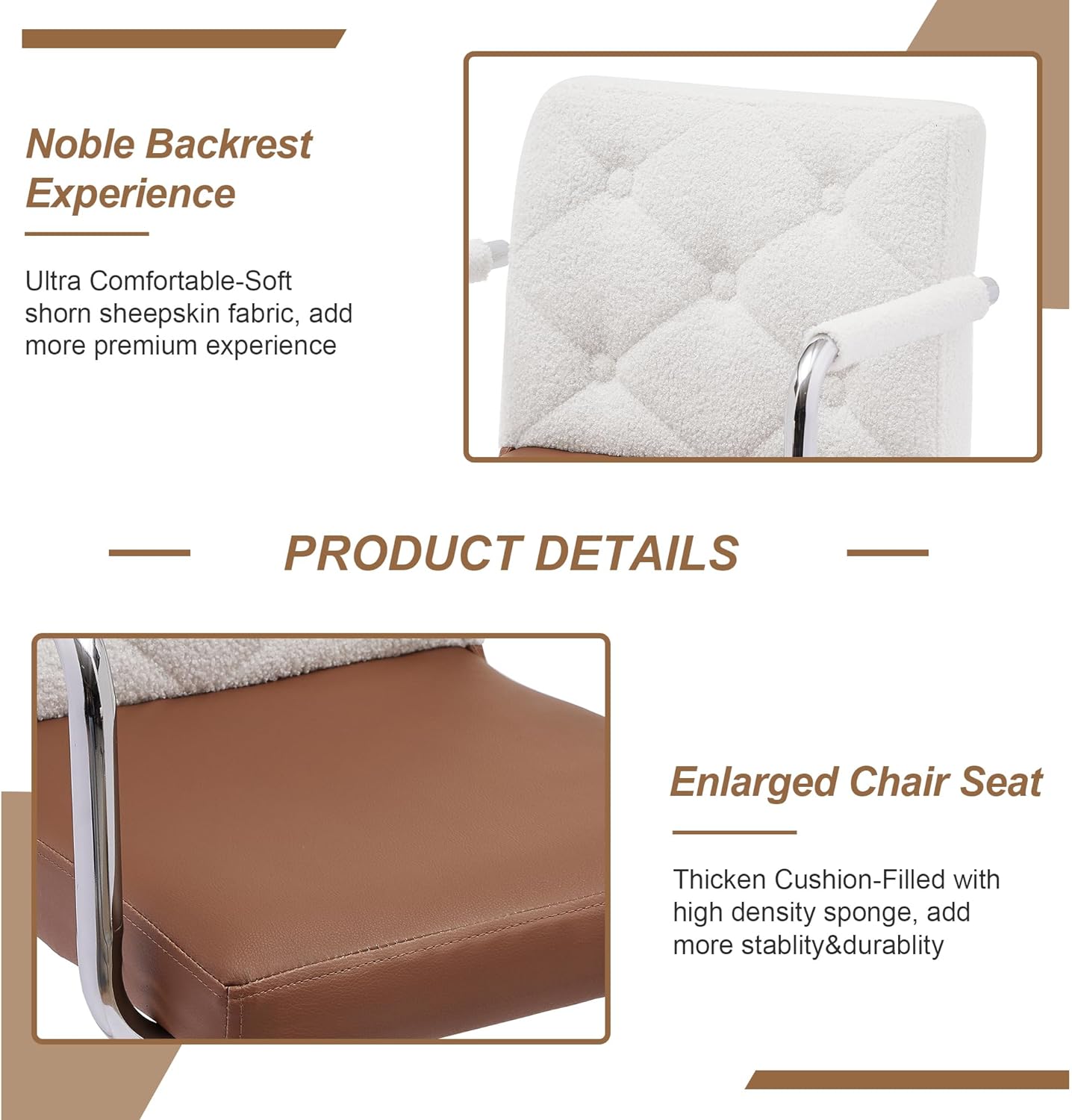 VECELO Adjustable Counter Height Bar Stools Set of 2 - VECELO