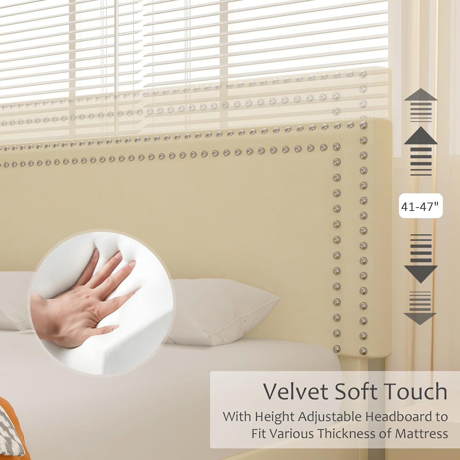 VECELO Modern Platform Bed Frame/Mattress Foundation