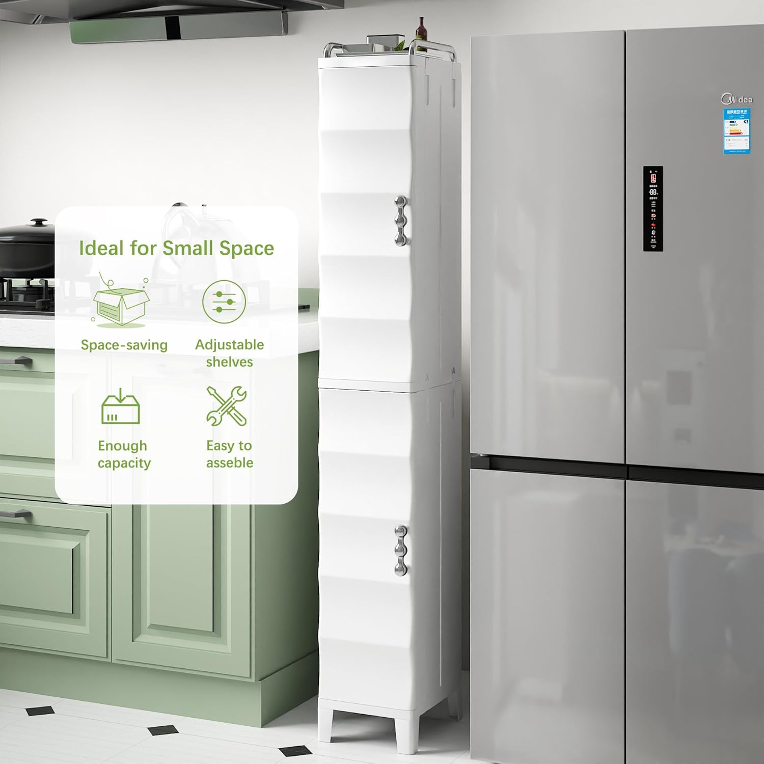 VECELO Narrow Storage Cabinet