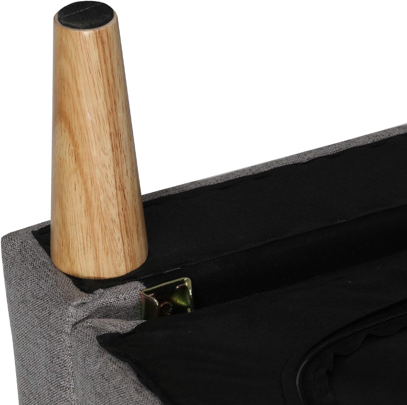 VECELO Modern Tufted Fabric Sofa