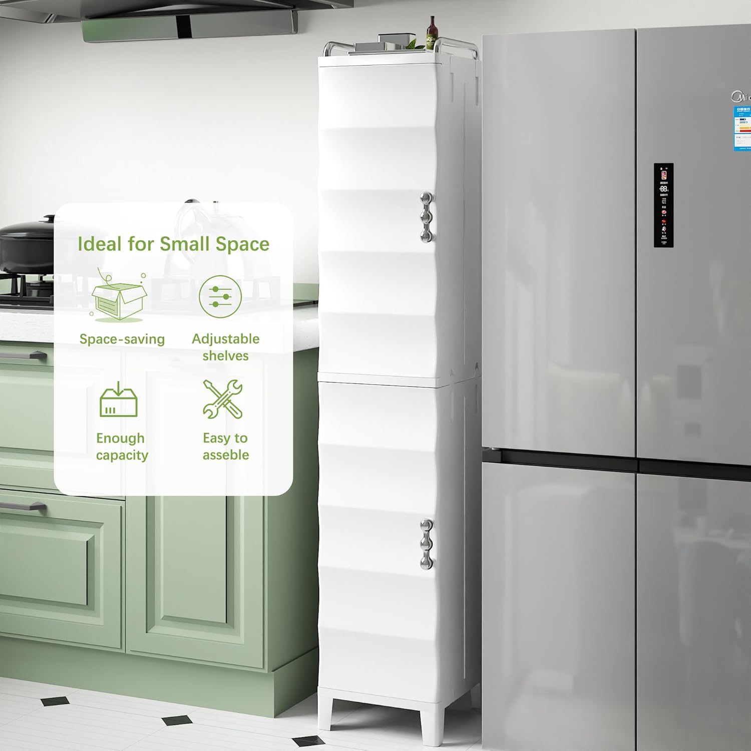 VECELO Narrow Storage Cabinet