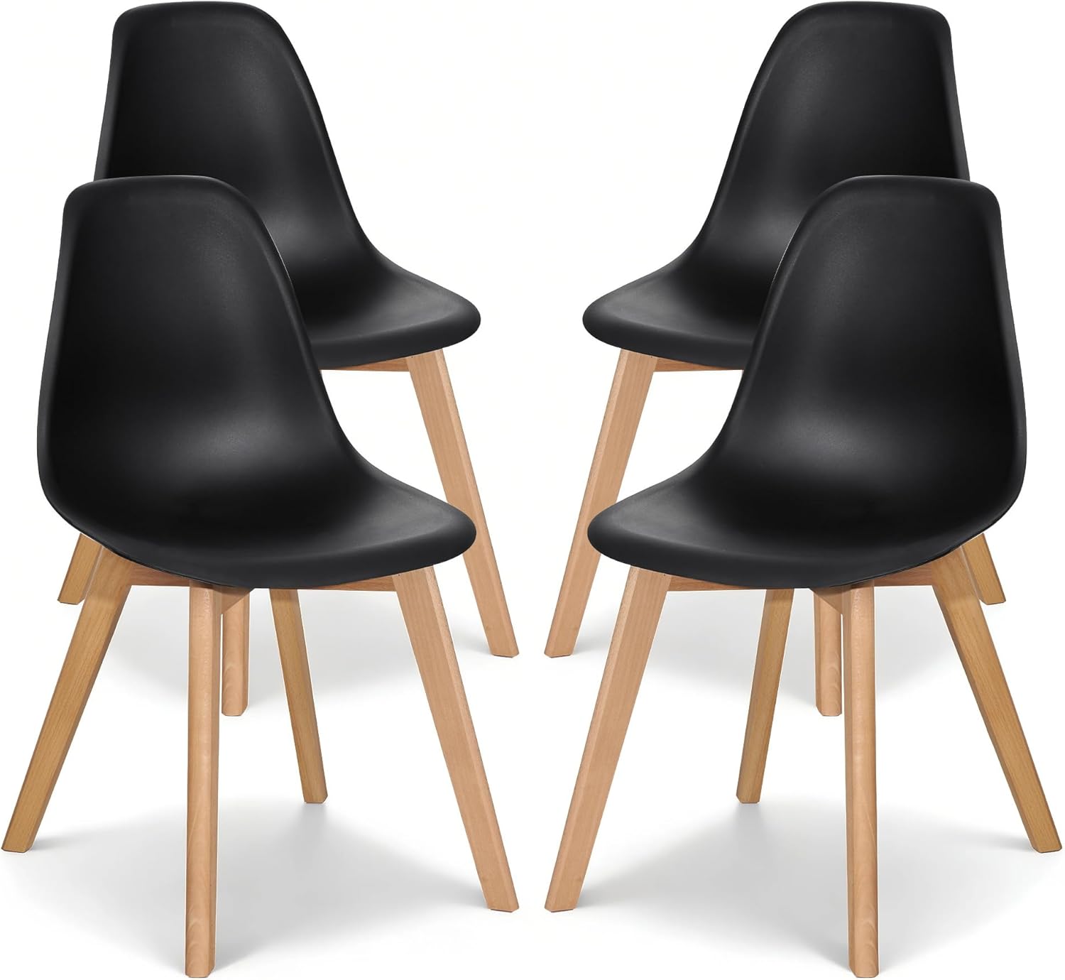 VECELO Dining Chairs Set of 4