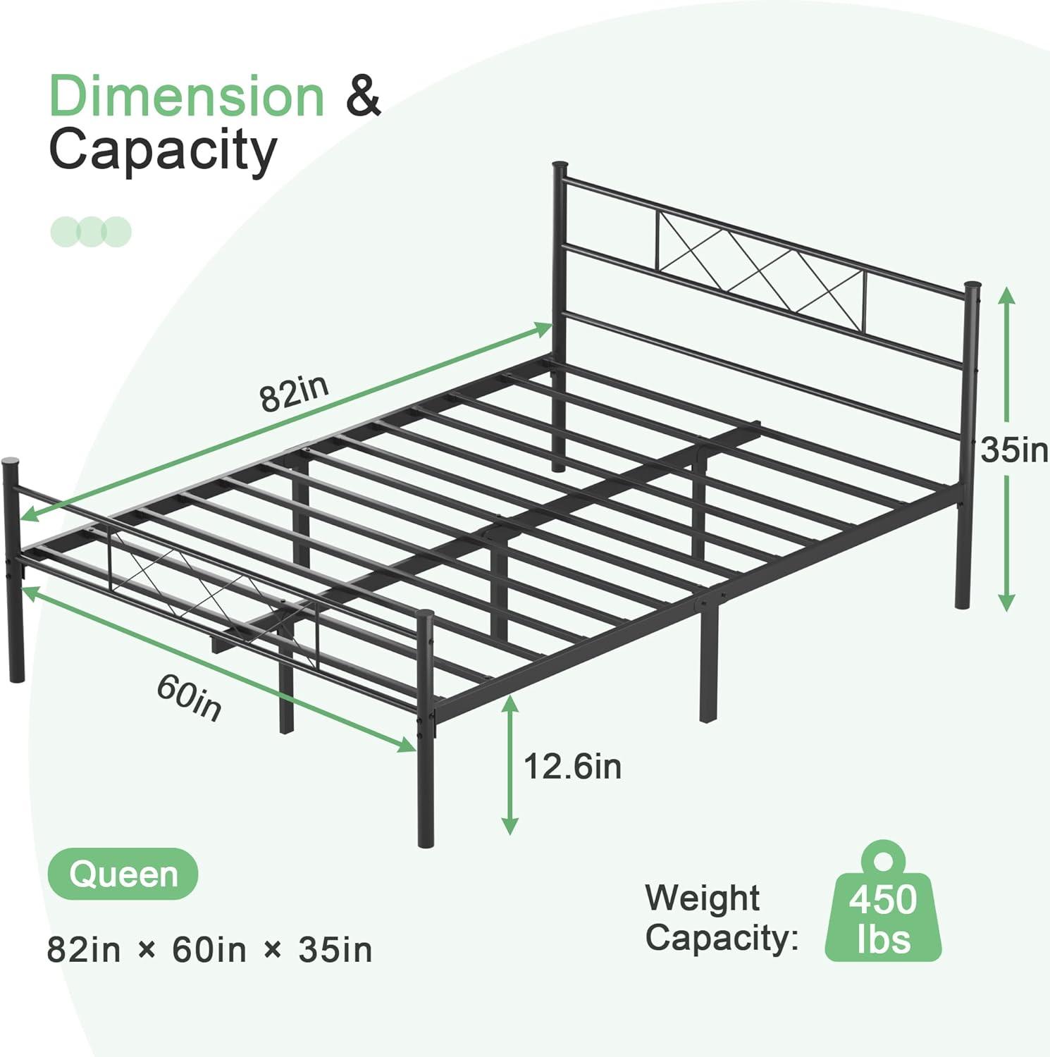 Metal Platform Bed Frame