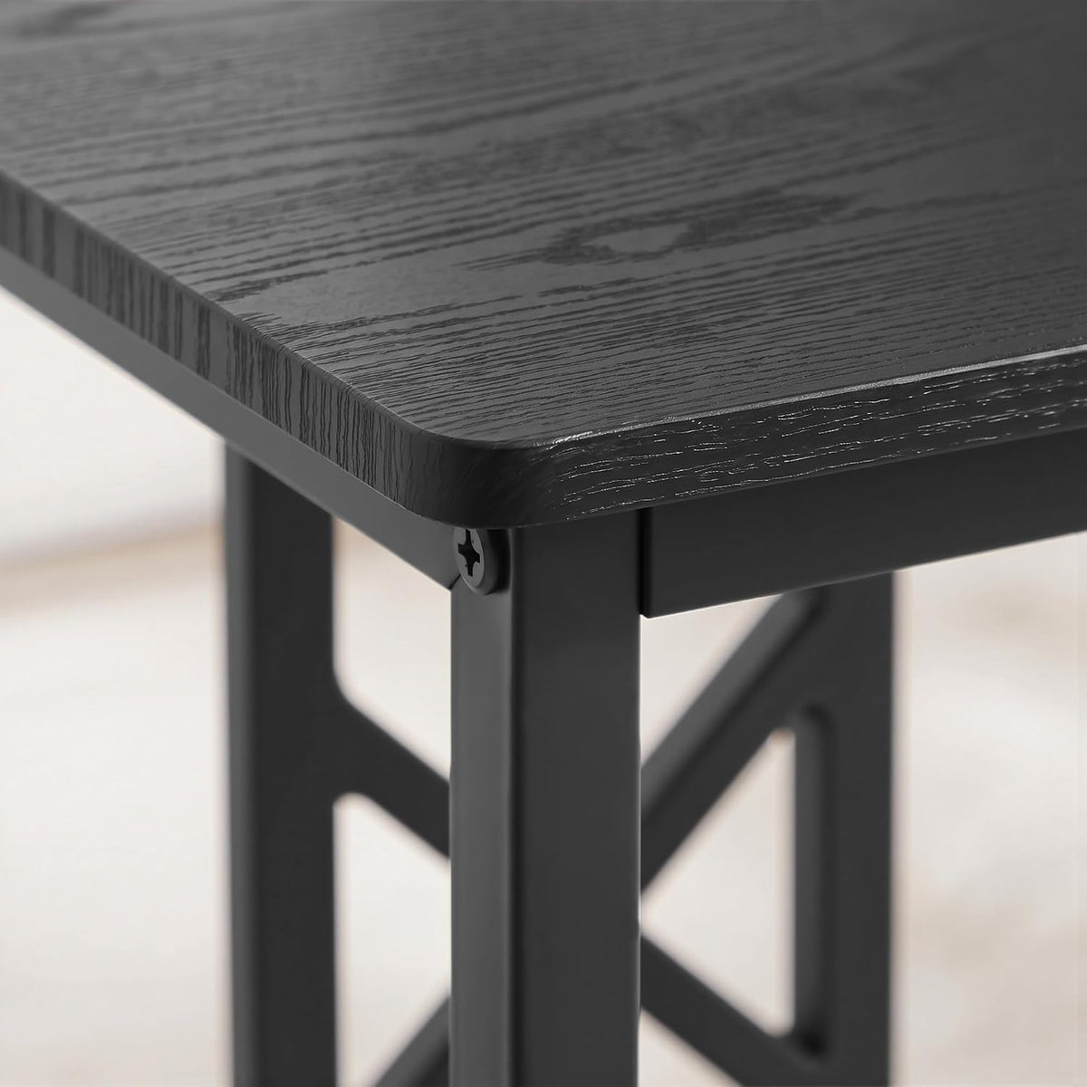 VECELO 43.3" Dining Table Set for 4