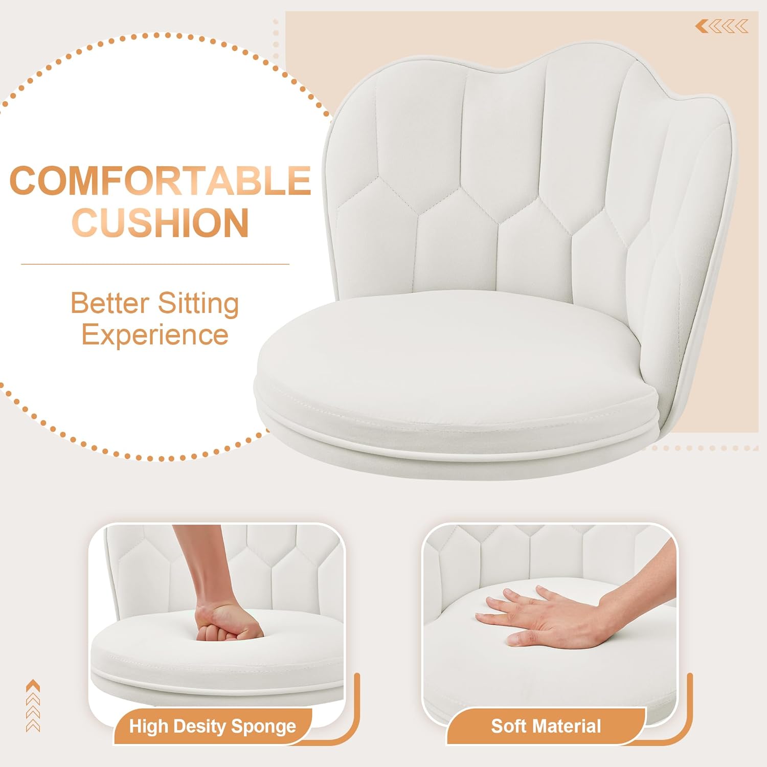 VECELO Bar Stools Set of 2/Set of 4, Adjustable Barstools with Back - VECELO