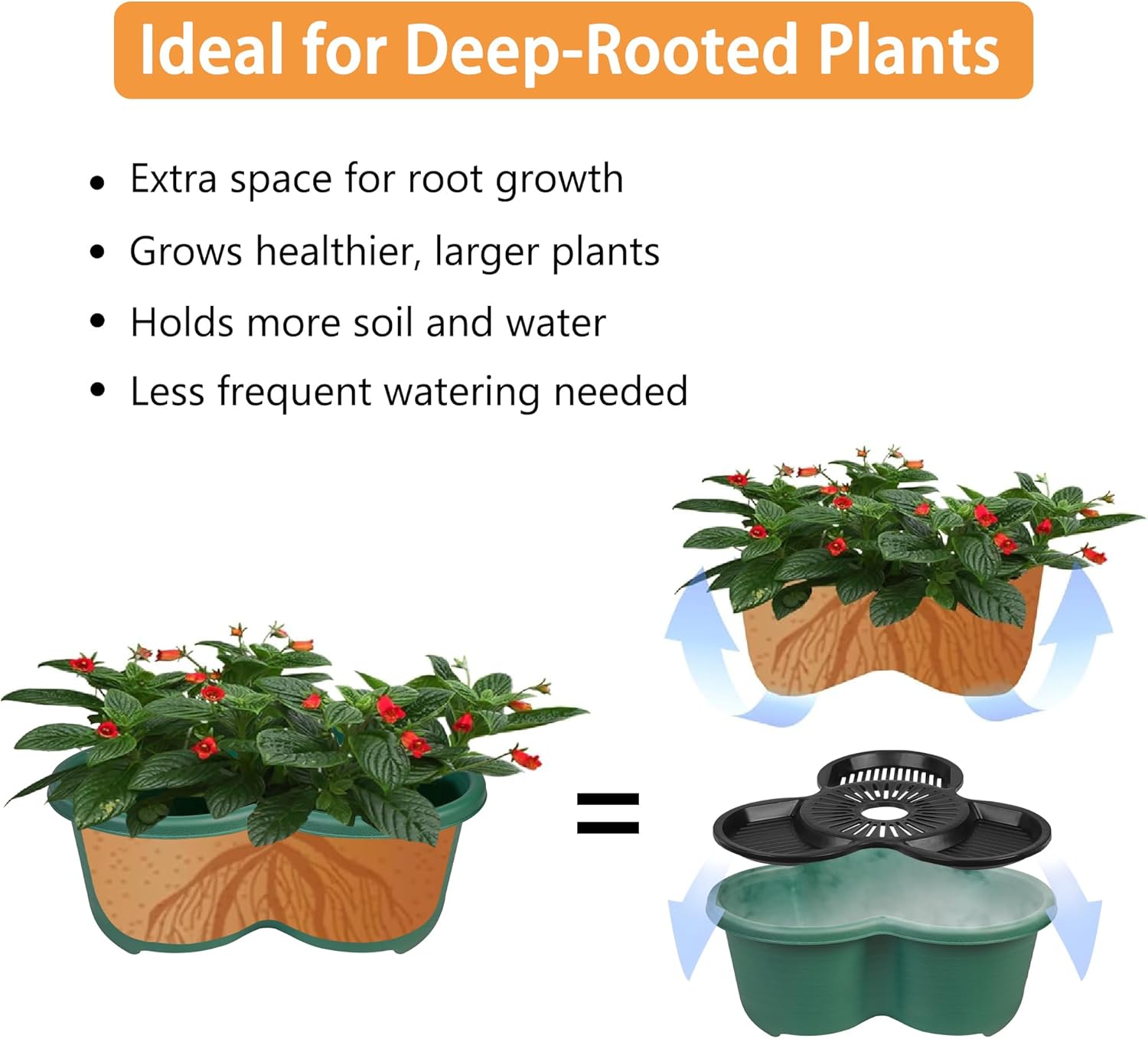 VECELO 5 Tier Vertical Garden Planter