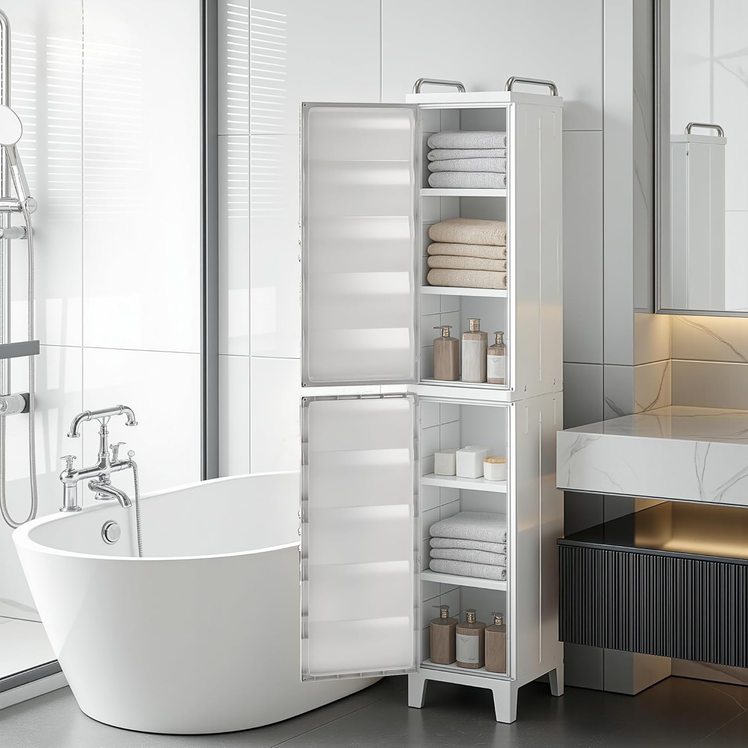 VECELO Narrow Storage Cabinet