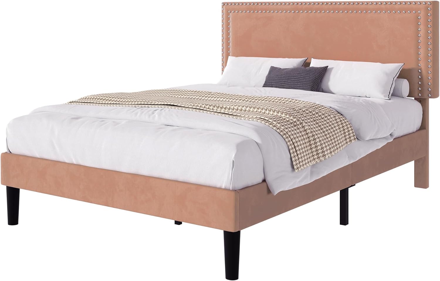 VECELO Modern Platform Bed Frame/Mattress Foundation