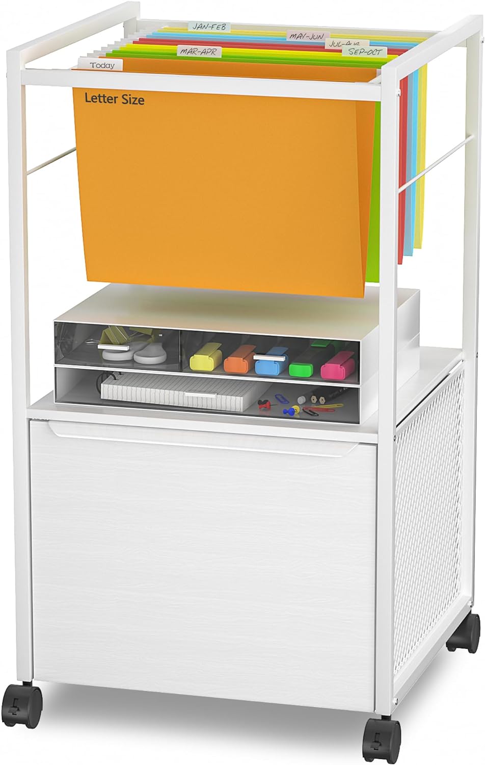 VECELO Filing Cabinet/Organization for Hanging Files