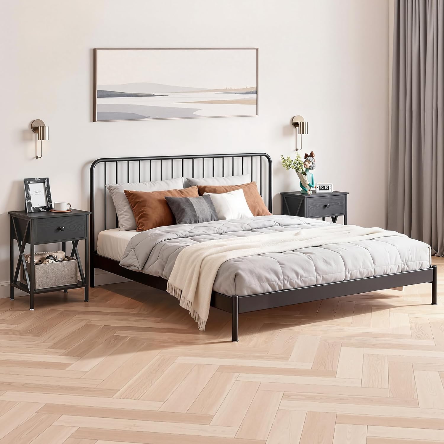 VECELO Nightstand Set of 2