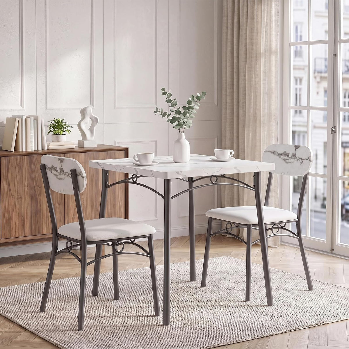 VECELO Dining Table Set