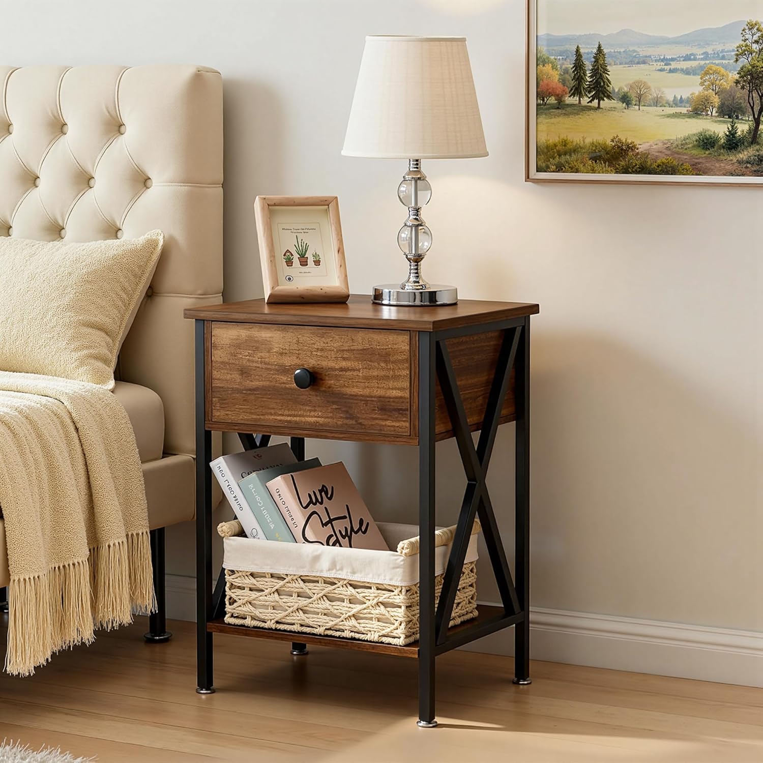 VECELO Nightstand Set of 2