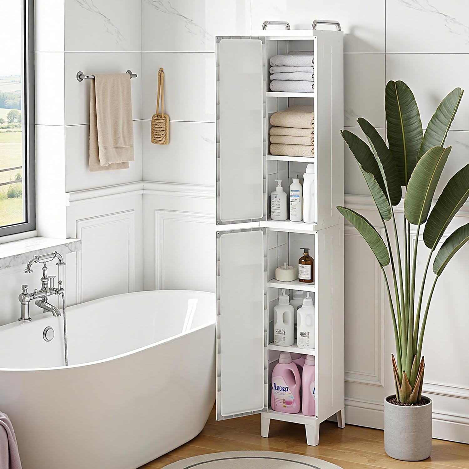 VECELO Narrow Storage Cabinet