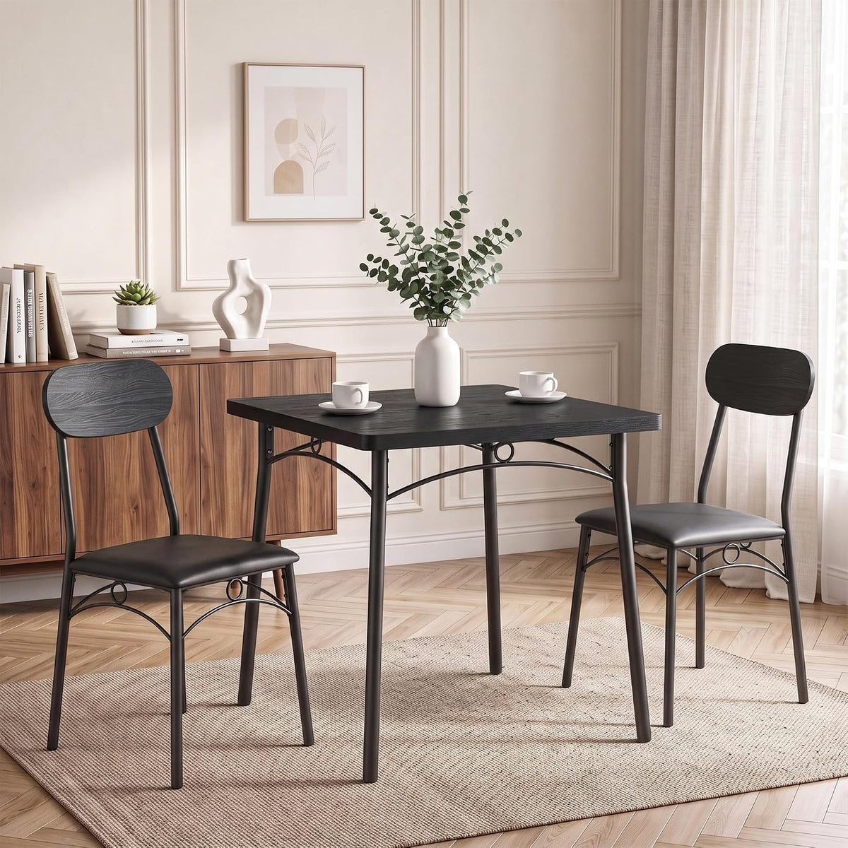 VECELO Dining Table Set