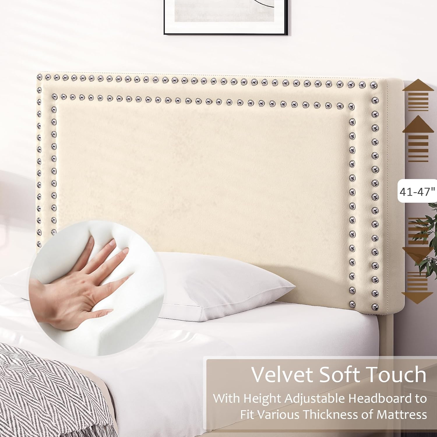 VECELO Modern Platform Bed Frame/Mattress Foundation