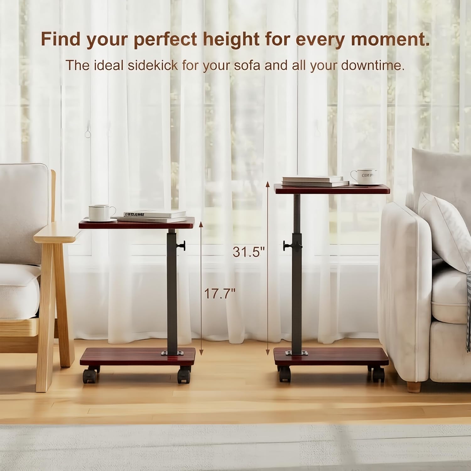 VECELO TV Tray Table for Couch