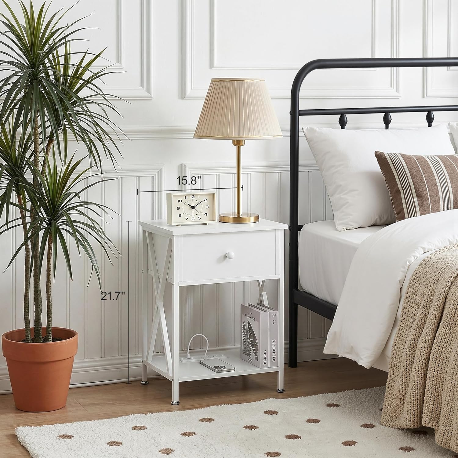 VECELO Nightstand Set of 2