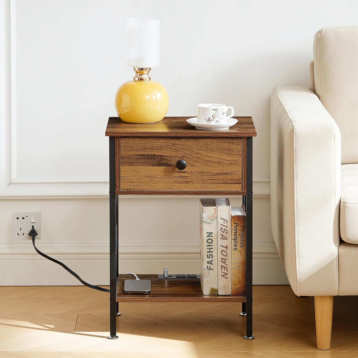 VECELO Nightstand Set of 2