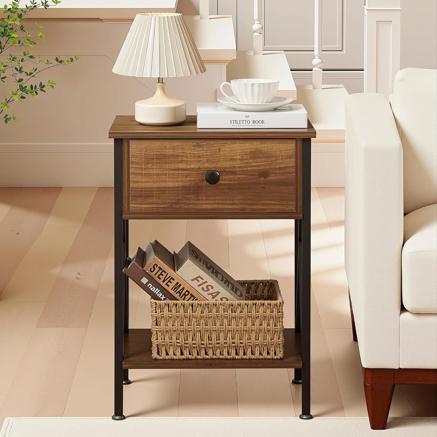 VECELO Nightstand Set of 2