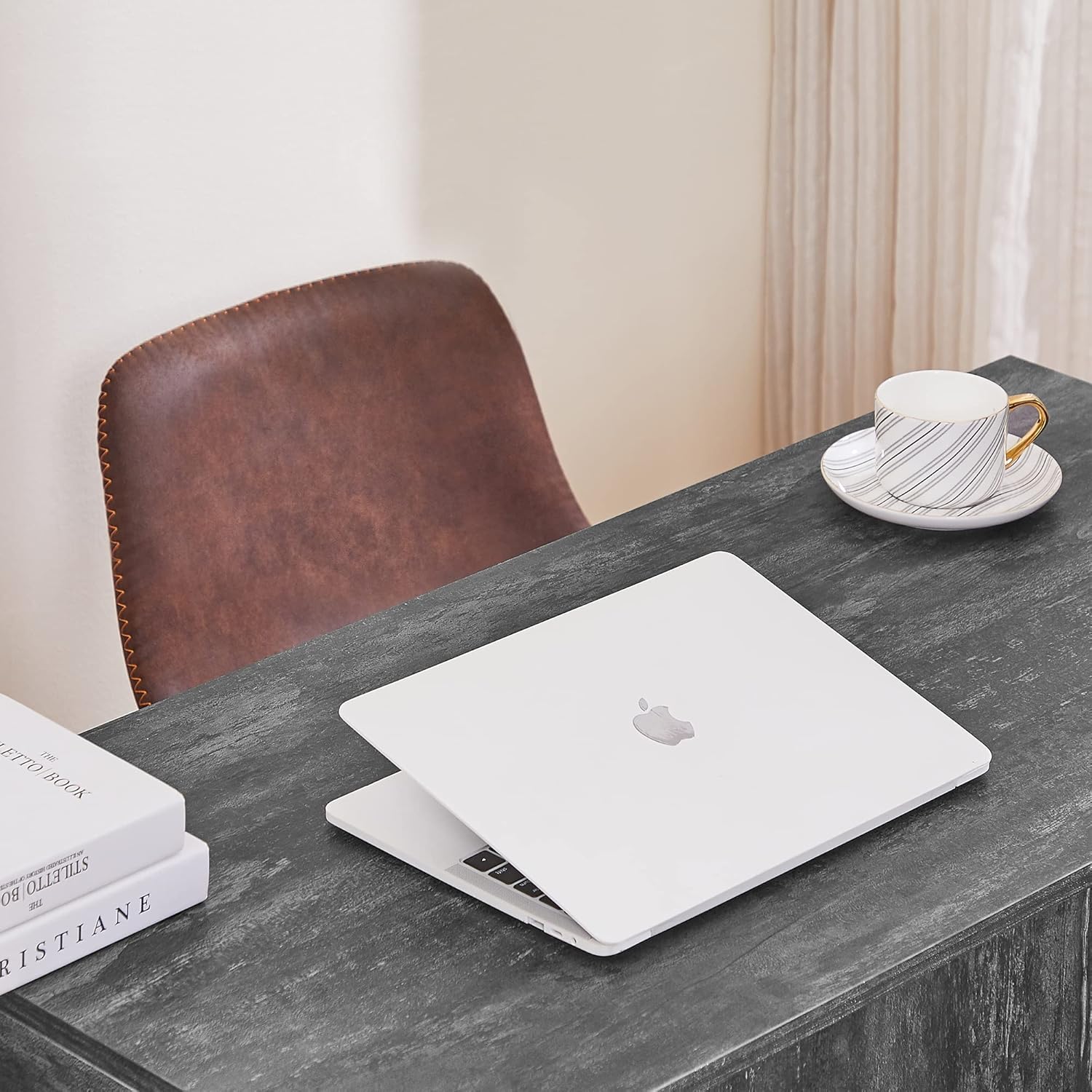 VECELO 39.3" Home Office Work Table with Drawers