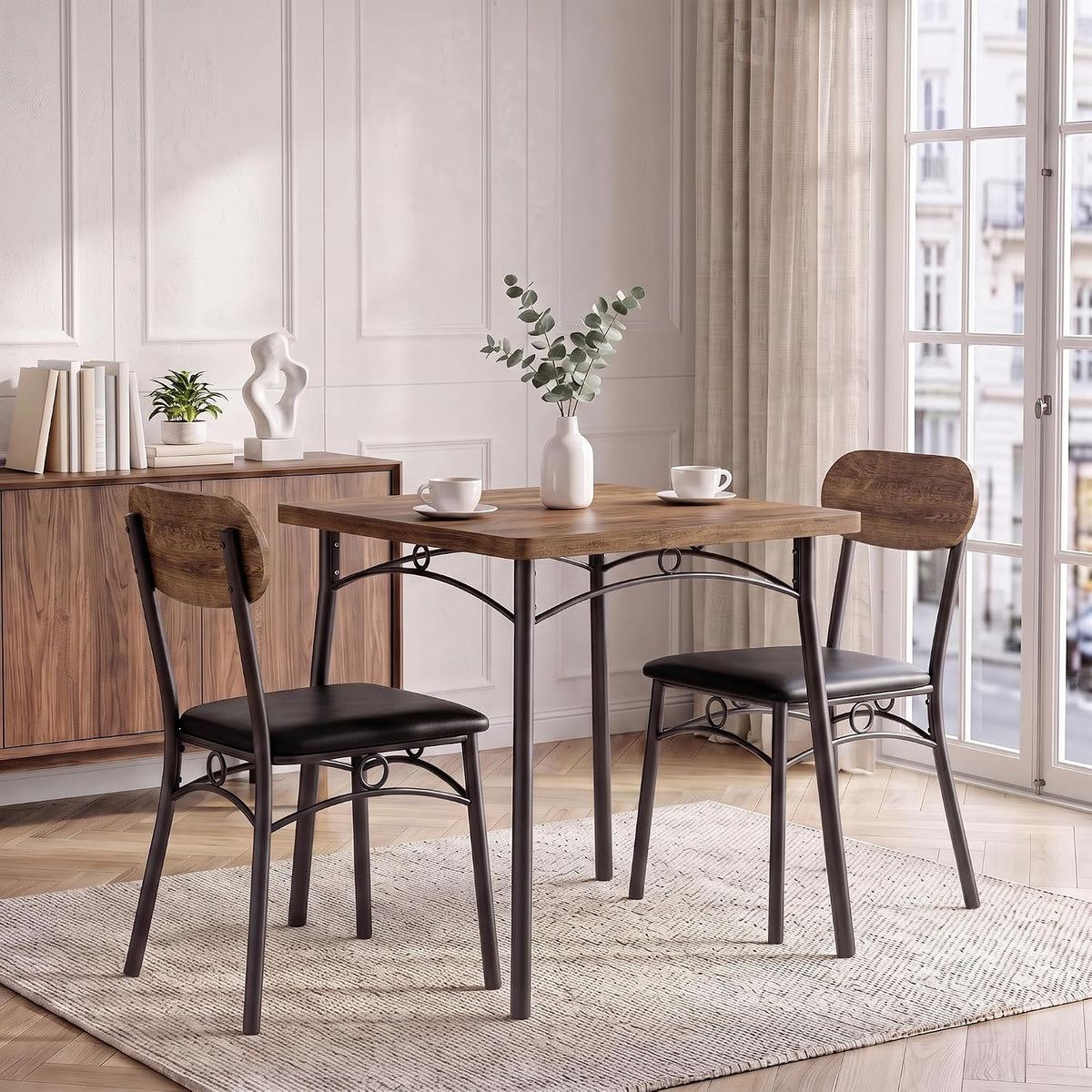 VECELO Dining Table Set