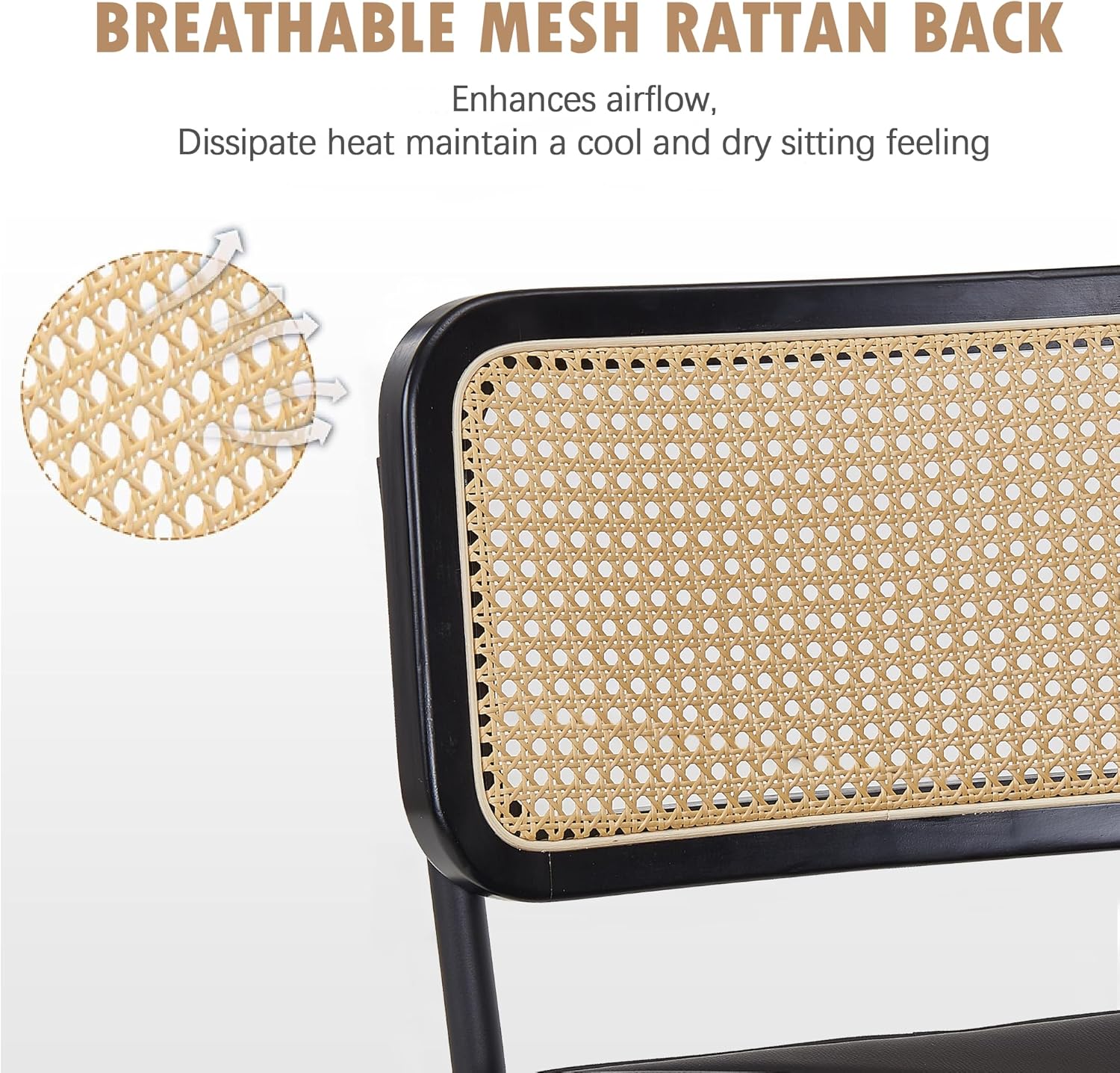 VECELO PU Leather Home Office Chair