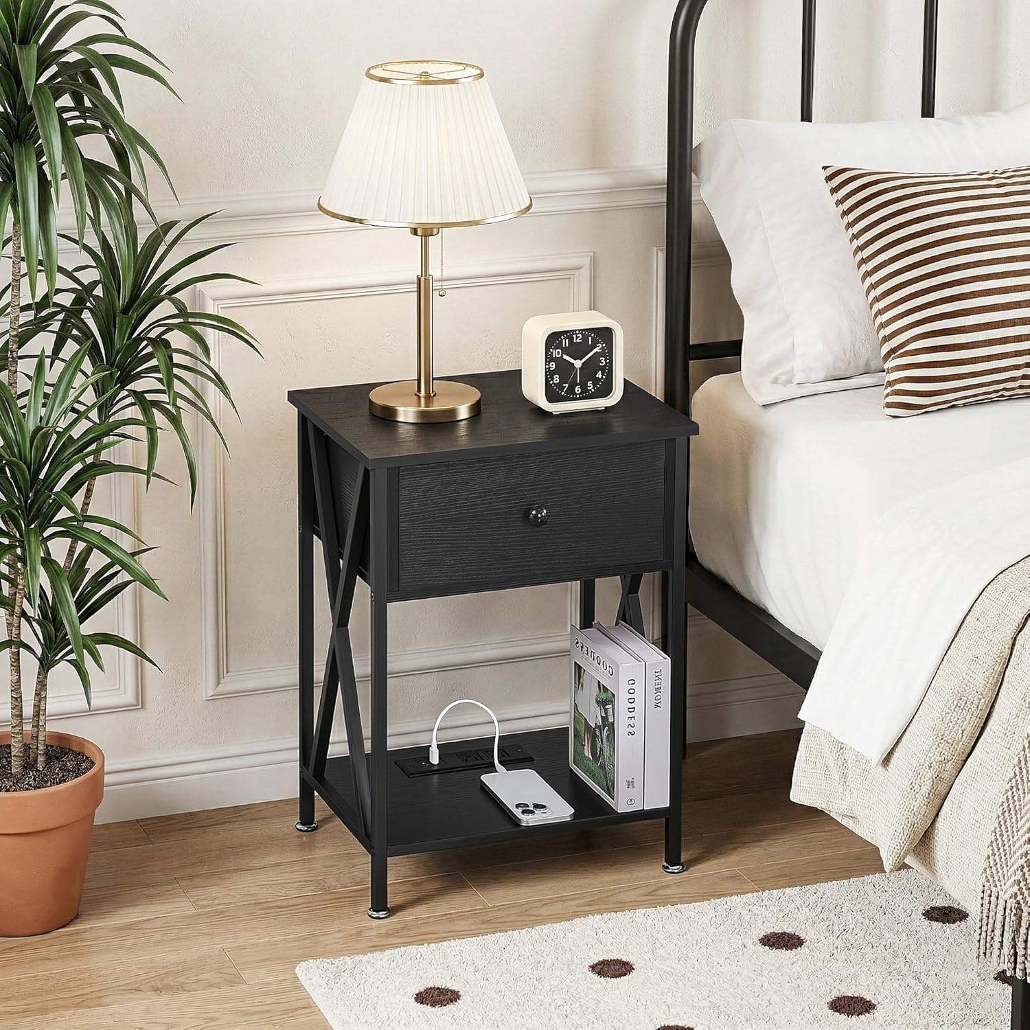 VECELO Nightstand Set of 2