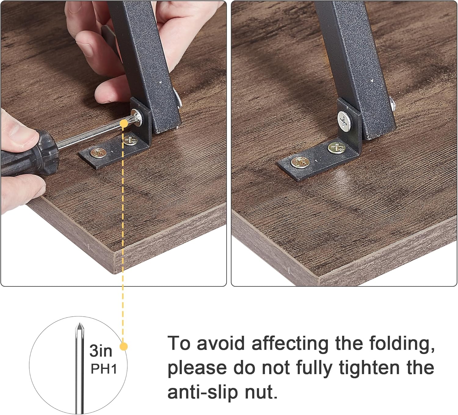 VECELO Folding TV Tray for Eating Set of 2