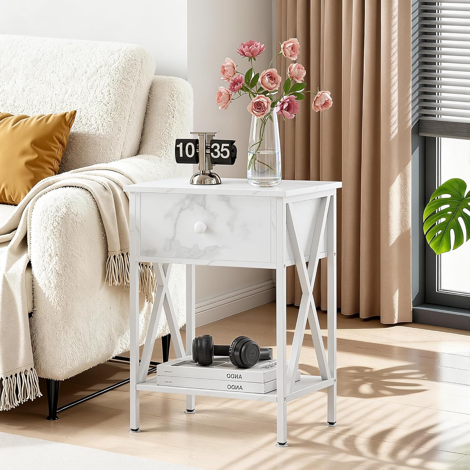 VECELO Nightstand Set of 2