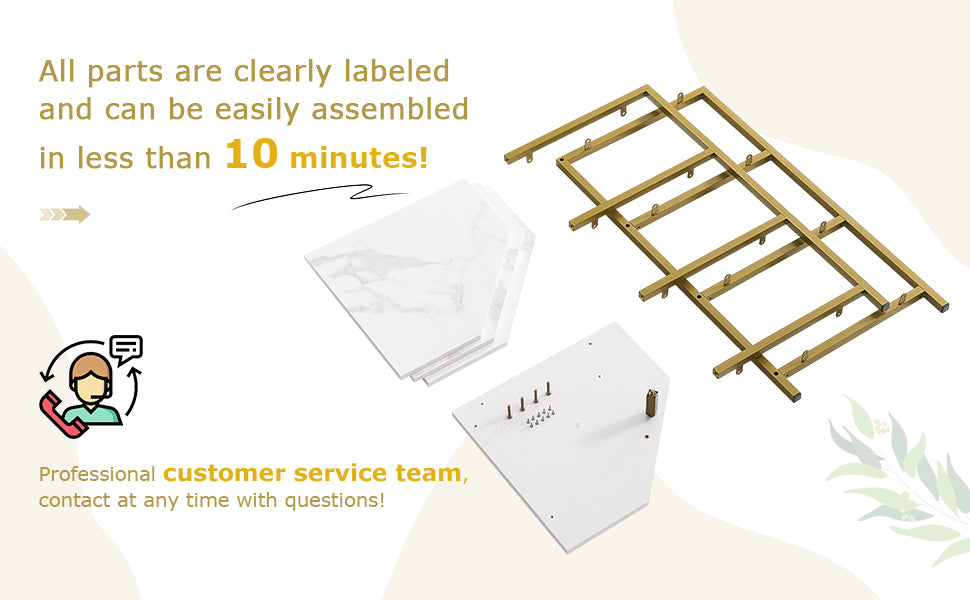 VECELO 31" Tall Corner Shelf/4-Tier Display Shelves with Metal Frame