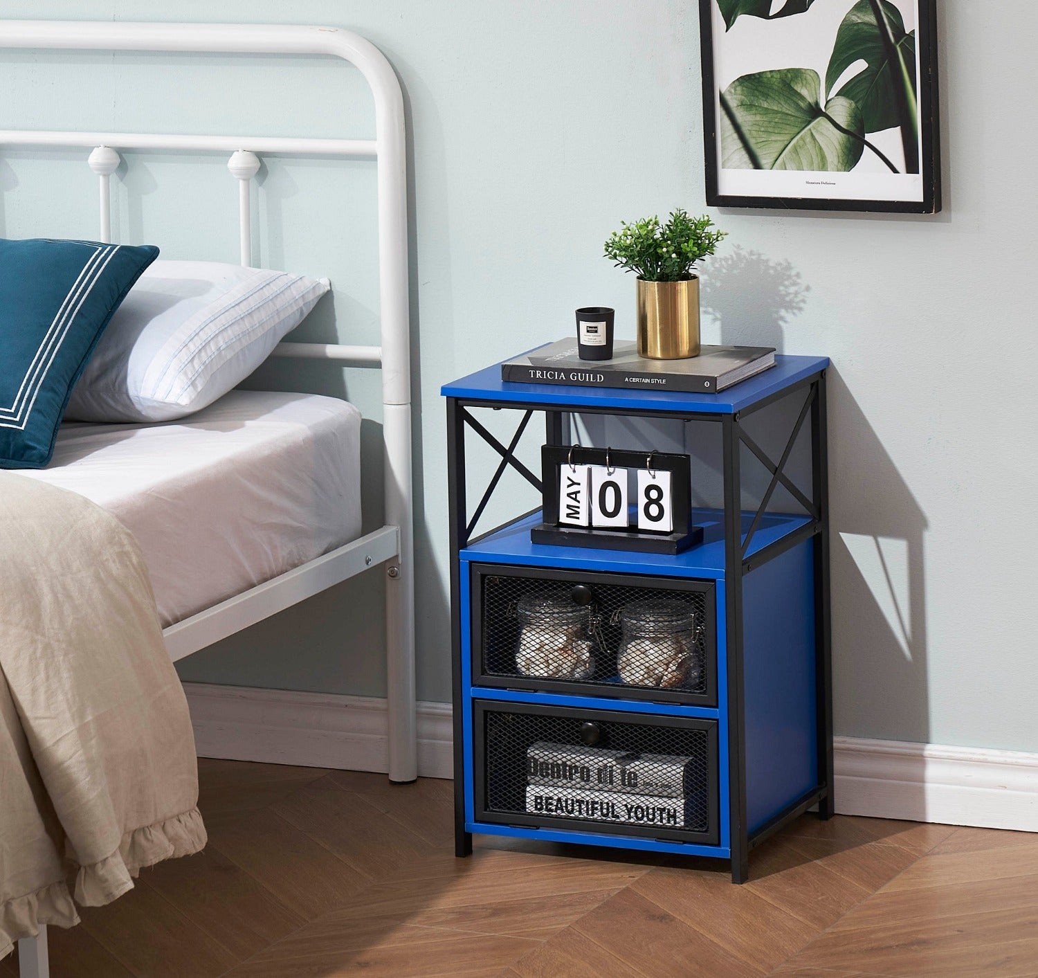  Modern Night Stand/End Side Table 