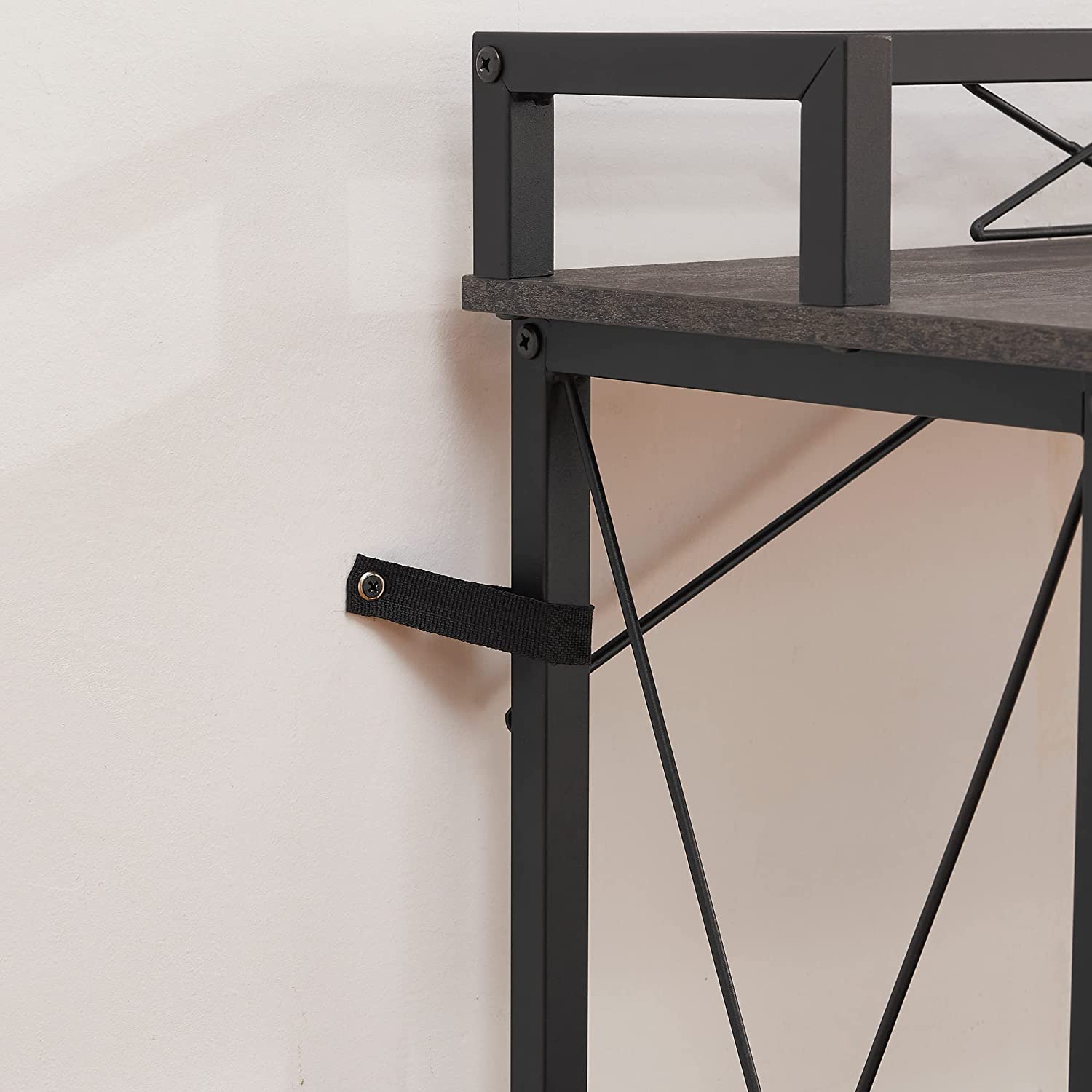 VECELO Extra Long Entryway Narrow Sofa Couch Behind Console Table with Power Outlet & USB Ports