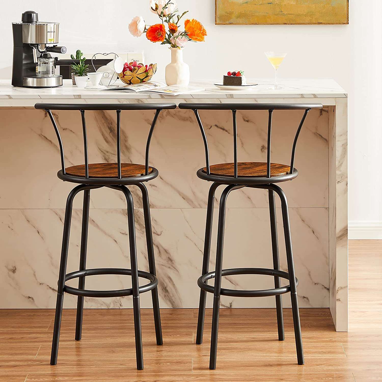 Bar Stools Set of 2 