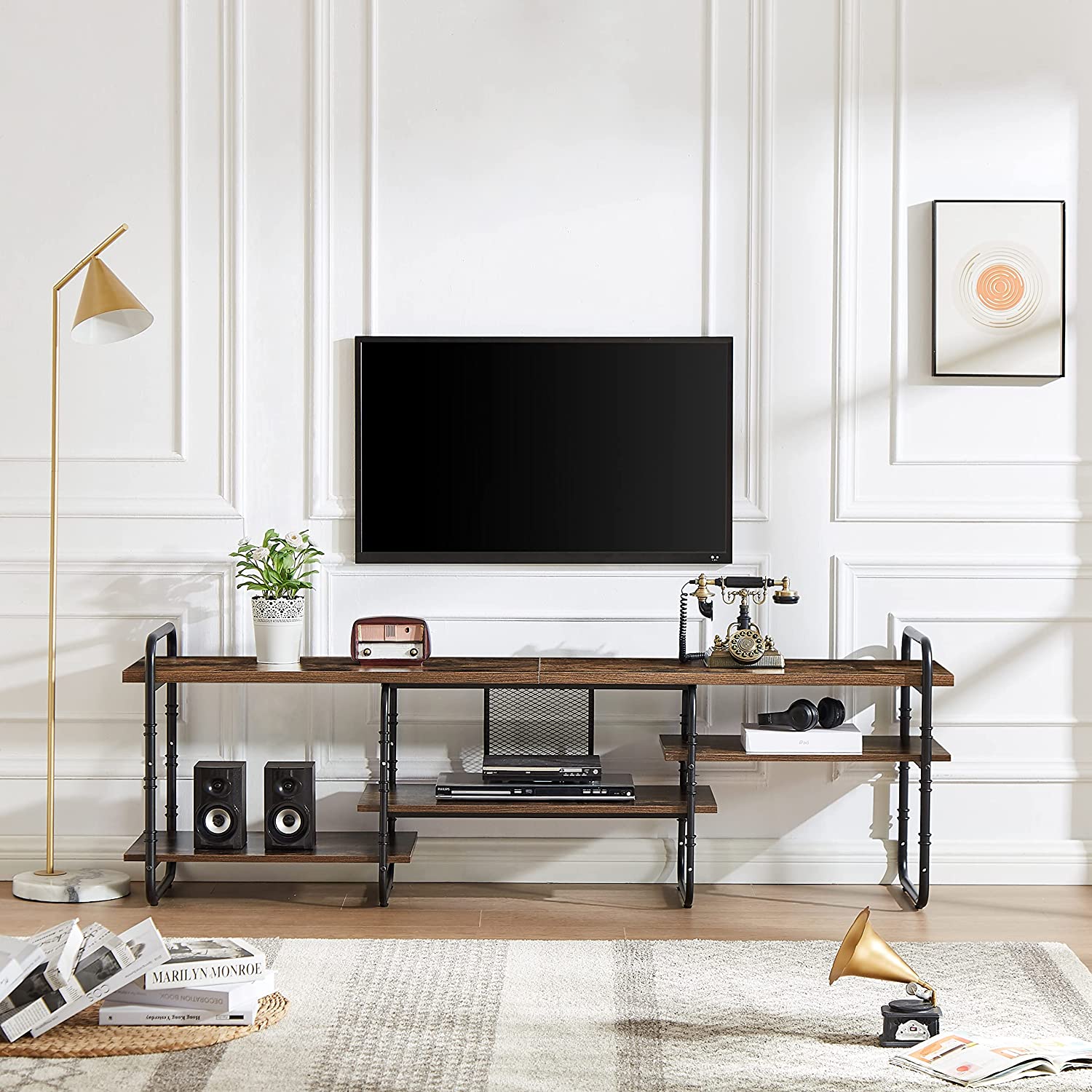 Industrial Television Stand TV Entertainment Center