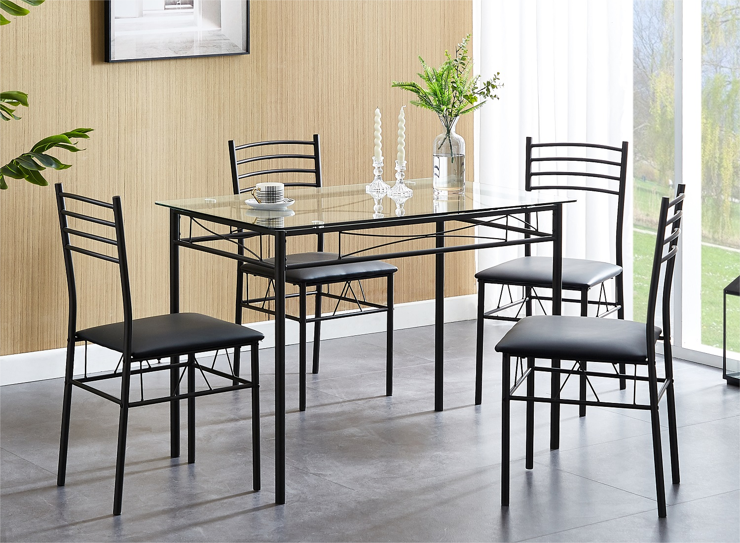 The Dining Table: Enhance Your Dining Experience with VECELO's Dining Table Sets