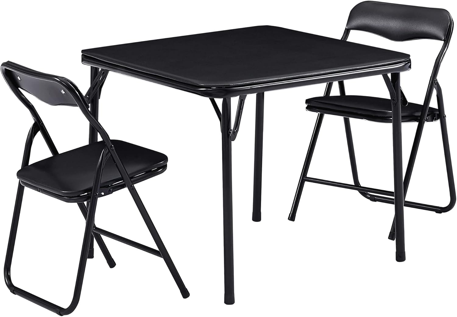 VECELO Kids Folding Activity Table and Chairs 5 Pcs Set/3 Pcs Sets, Portable