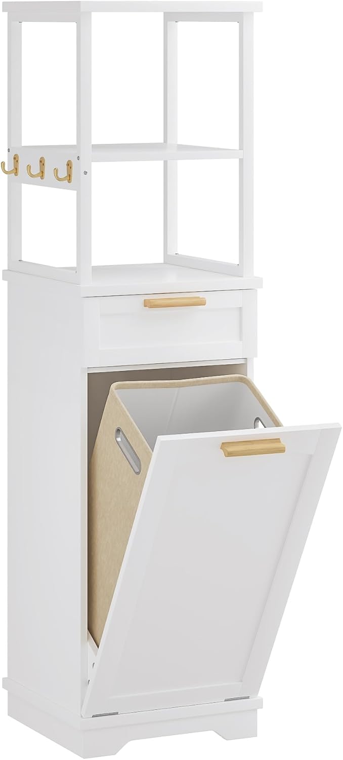 VECELO 53" Tilt Out Laundry Hamper