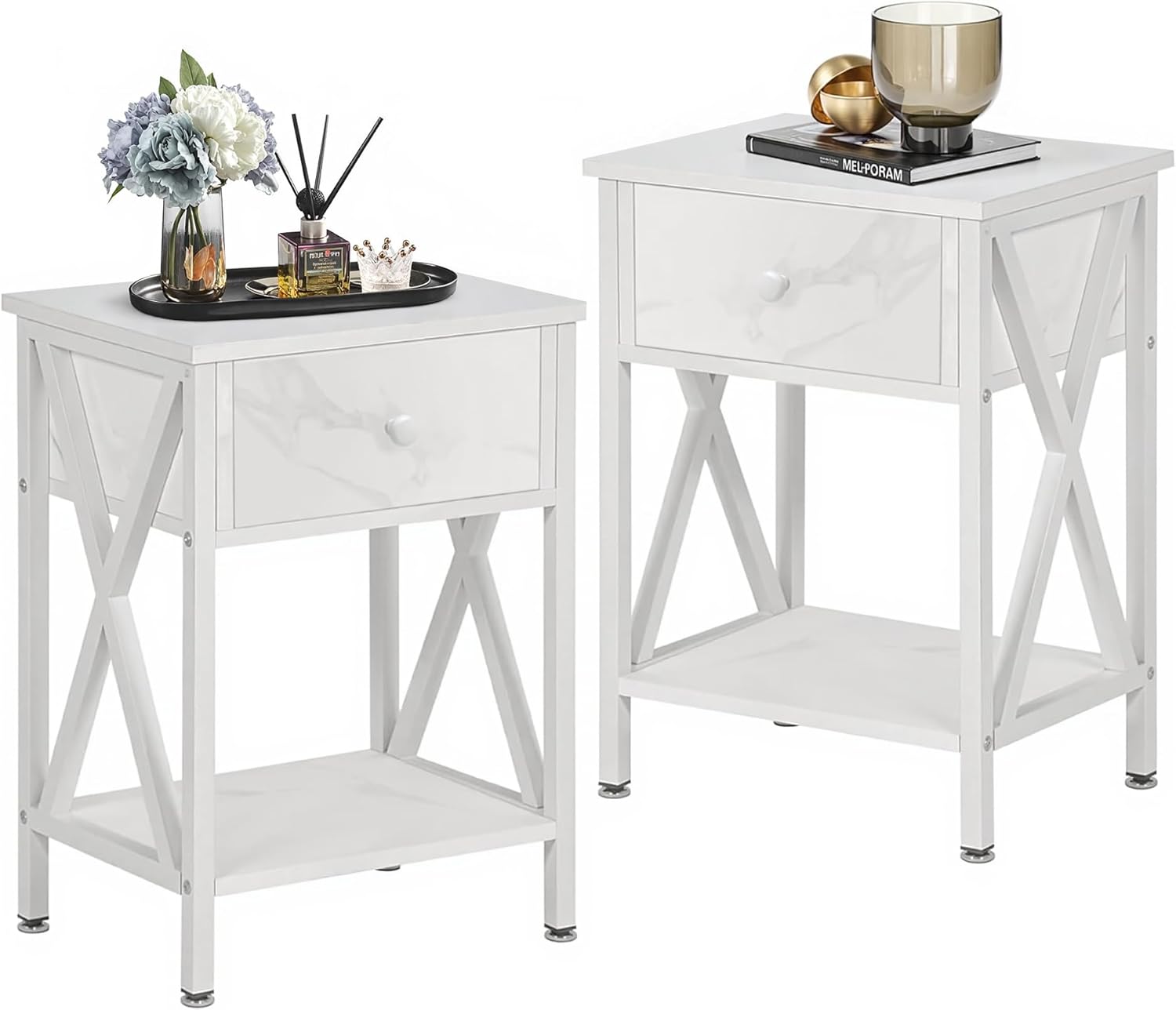 VECELO Nightstand Set of 2