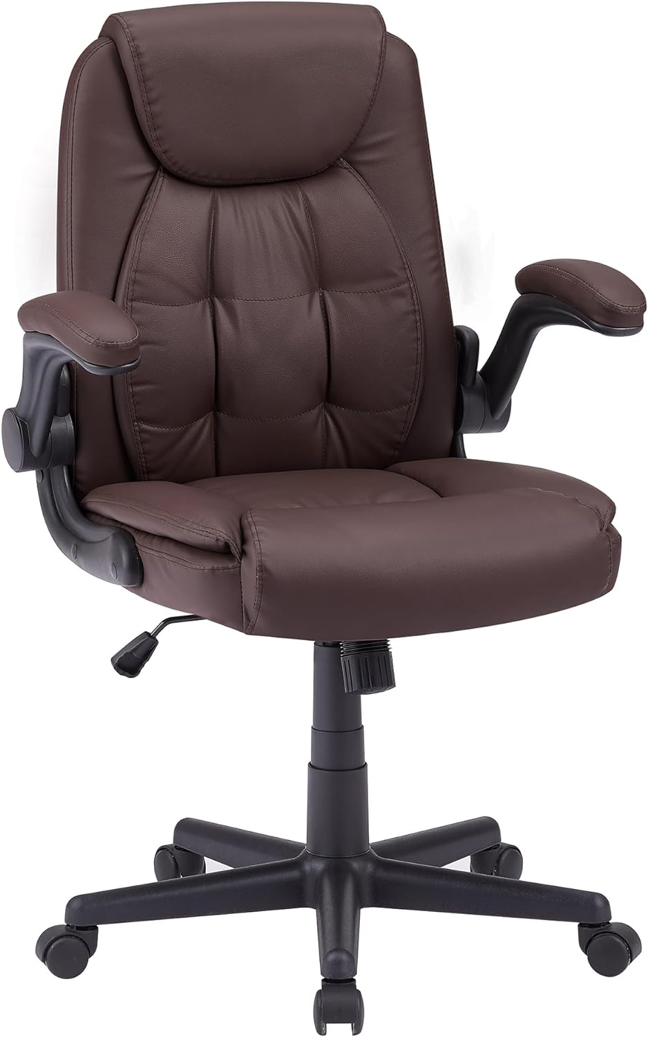 VECELO Executive High-Back PU Leather Computer Desk Chairs