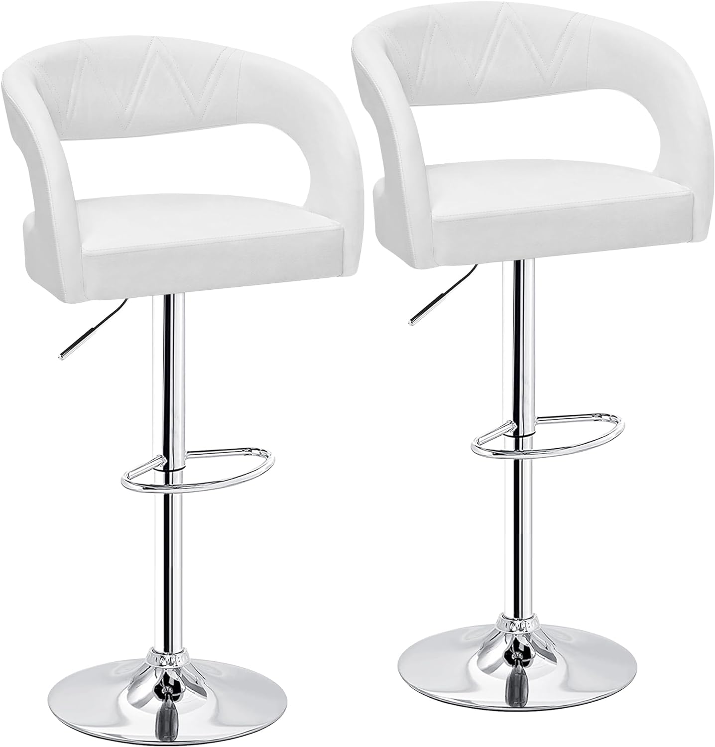 VECELO Bar Stools Set of 2