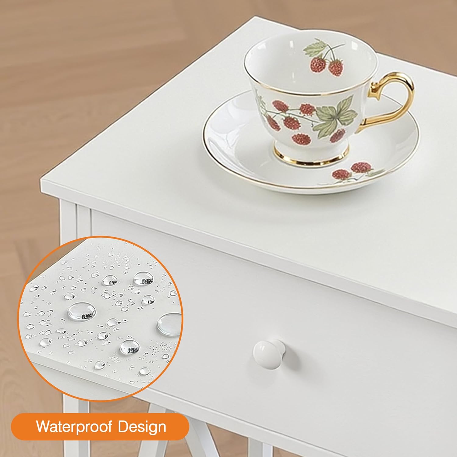 VECELO Nightstand Set of 2